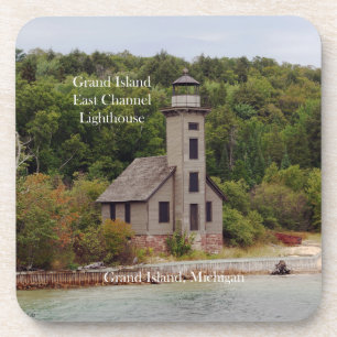 Dessous de verre du phare de Grand Island East Cha