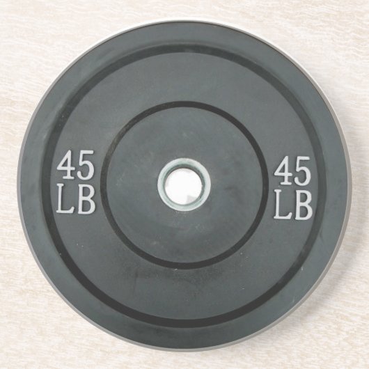 dessous de verre du plat 45lb (Devant)