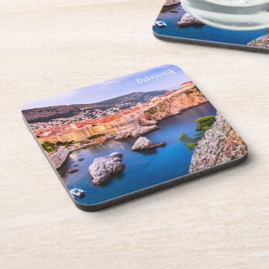 Dessous-de-verre Dubrovnik Croatie (Côté gauche)