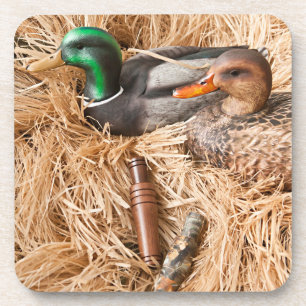 Dessous-de-verre Duck Call Mallard Drake Chasse Chasse Dessous de v