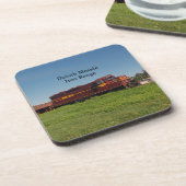 Dessous-de-verre Duluth Mesabi IronRange Locomotive dessous de verr (Côté gauche)