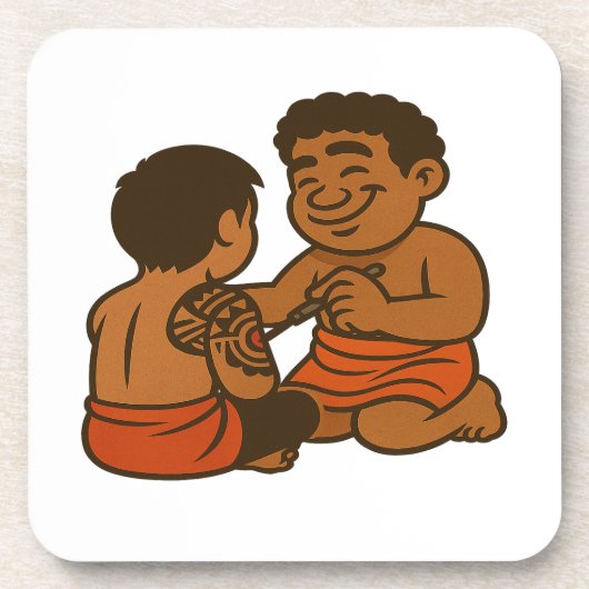 Dessous-de-verre Dumi Tatau Artist (Devant)