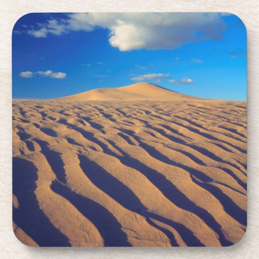 Dessous-de-verre Dunes de sable et nuages (Devant)