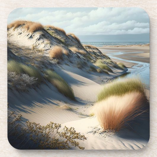Dessous-de-verre Dunes d'or (Devant)