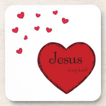 Dessous de verre durs avec dos en liège - lot de 6