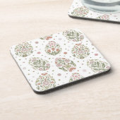 Dessous-de-verre Easter eggs in folk art style (Côté gauche)