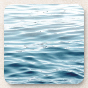 Dessous-de-verre Eau bleue ondulée