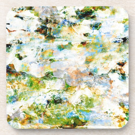 Dessous-de-verre Eau couleur, grunge rustique graphisme art (Devant)