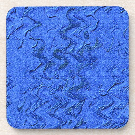 DESSOUS-DE-VERRE EAU DE FLUX BLEU (Devant)