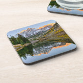 Dessous-de-verre Eau | Maroon Bells Lake Aspen Trees (Côté gauche)