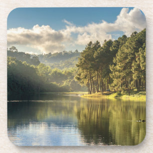 Dessous-de-verre Eau Pang Oung Lake & Pine Forest Thaïlande