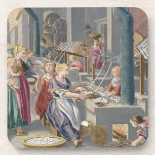 Dessous-de-verre Ébullition des cocons pour détruire les