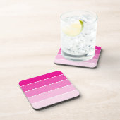 Dessous-de-verre Échantillons de peinture rose vif (Côté Droit)