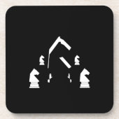 Dessous-de-verre Échecs (Devant)