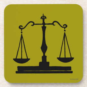 Dessous-de-verre Échelles de justice
