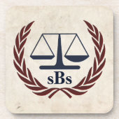 Dessous-de-verre Échelles des cadeaux d'avocat personnalisés par (Devant)