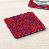 Dessous-de-verre Échelles rouge et violet (Côté gauche)