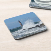 Dessous-de-verre Éclaboussure de phare d'île de Morris (Côté gauche)