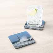 Dessous-de-verre Éclaboussure de phare d'île de Morris (Côté Droit)