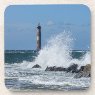 Dessous-de-verre Éclaboussure de phare d'île de Morris