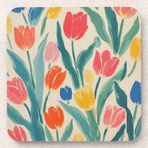 Dessous-de-verre Éclat printanier des tulipes