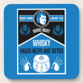 Dessous-de-verre Ecosse Burns Night (Devant)