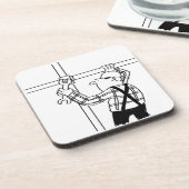 Dessous-de-verre Écran avec échafaudage (Côté gauche)