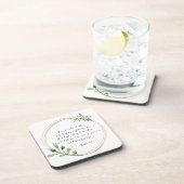 Dessous-de-verre Écriture biblique Psaume 4-1 prière pour l'aide (Côté Droit)