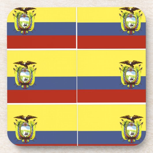 Dessous-de-verre ecuadoriflag (Devant)