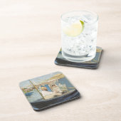 Dessous-de-verre Edouard Manet - Monet Peinture sur son Studio Boat (Côté Droit)