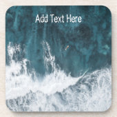 Dessous-de-verre Effondrement des vagues océaniques (Devant)