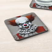 Dessous de verre effrayant Clown Horror Boissons (Côté gauche)