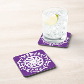 Dessous-de-verre Eggplant Mandala (Côté Droit)