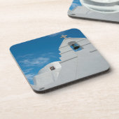 Dessous-de-verre Église typique blanchie à la chaux (Côté gauche)