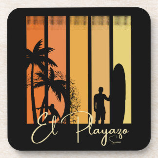 Dessous-de-verre El Playazo Plage de Surf Espagne