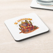 Dessous-de-verre El Squatcho Bigfoot avec Maraca, Sombrero et Ponc (Côté gauche)