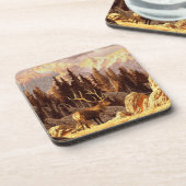 Dessous-de-verre Élans Taureau (Côté gauche)