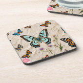 Dessous-de-verre "Élégance Serene Butterfly" (Côté gauche)