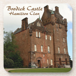 Dessous-de-verre Elégant château de Brodick en Écosse - Hamilton Cl