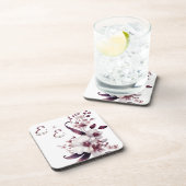 Dessous-de-verre Élégant floral personnalisé (Côté Droit)