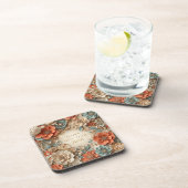 Dessous-de-verre elegant happy new year floral coasters (Côté Droit)