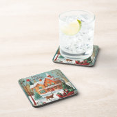 Dessous-de-verre Élégant Joyeux Noël (Côté Droit)