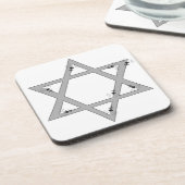 Dessous-de-verre elegent star of david (Côté gauche)