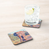 Dessous-de-verre éléphant aquarell (Côté Droit)