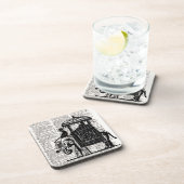 Dessous-de-verre Elephant avec Howdah Dictionary Art (Côté Droit)