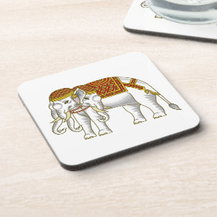 Dessous-de-verre Elephant blanc thaïlandais Erawan