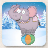Dessous-de-verre Éléphant de cirque (Devant)