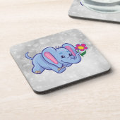 Dessous-de-verre Éléphant de dessin animé mignon (Côté gauche)