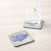 Dessous-de-verre Éléphant de dessin animé mignon (Côté Droit)