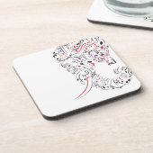 Dessous-de-verre éléphant orné (Côté gauche)